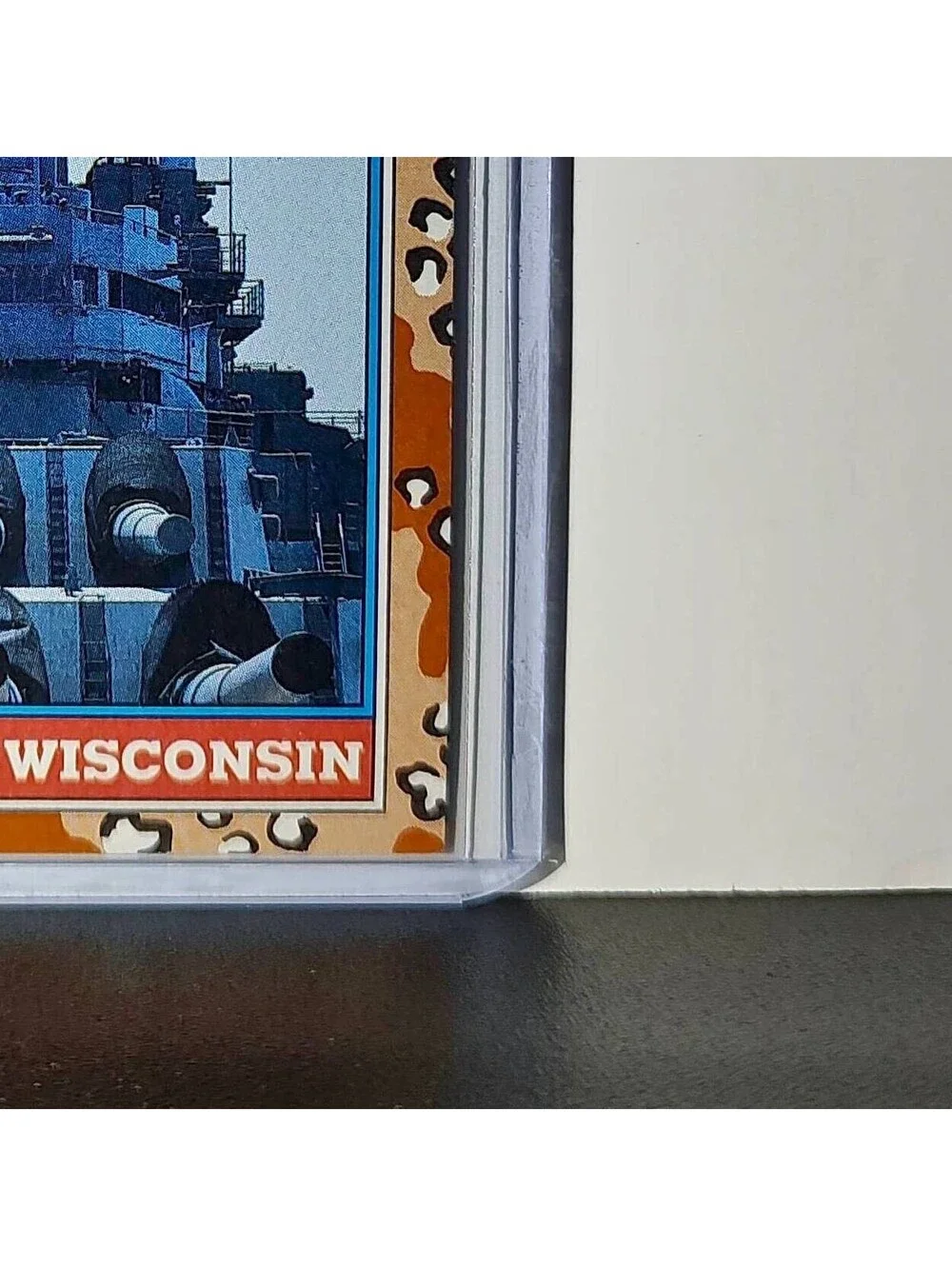 USS Wisconsin 1991 Topps Desert Storm #122 Card